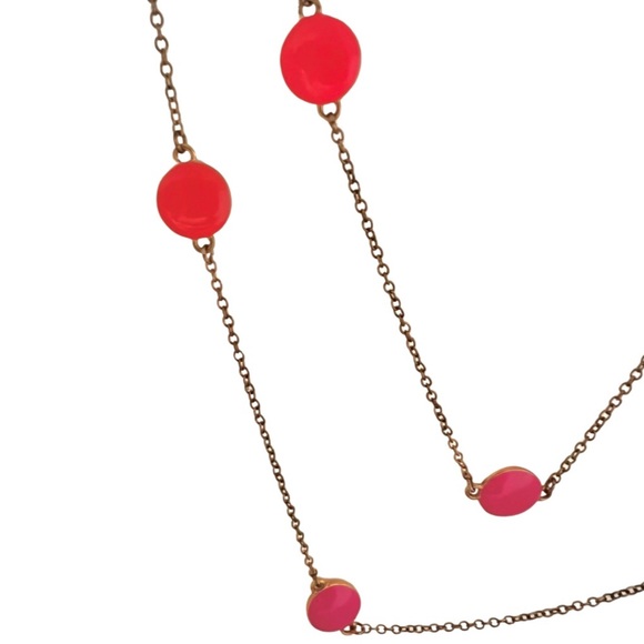 KATE SPADE • Spectator Long Station Rosary Statement Necklace - Picture 6 of 7